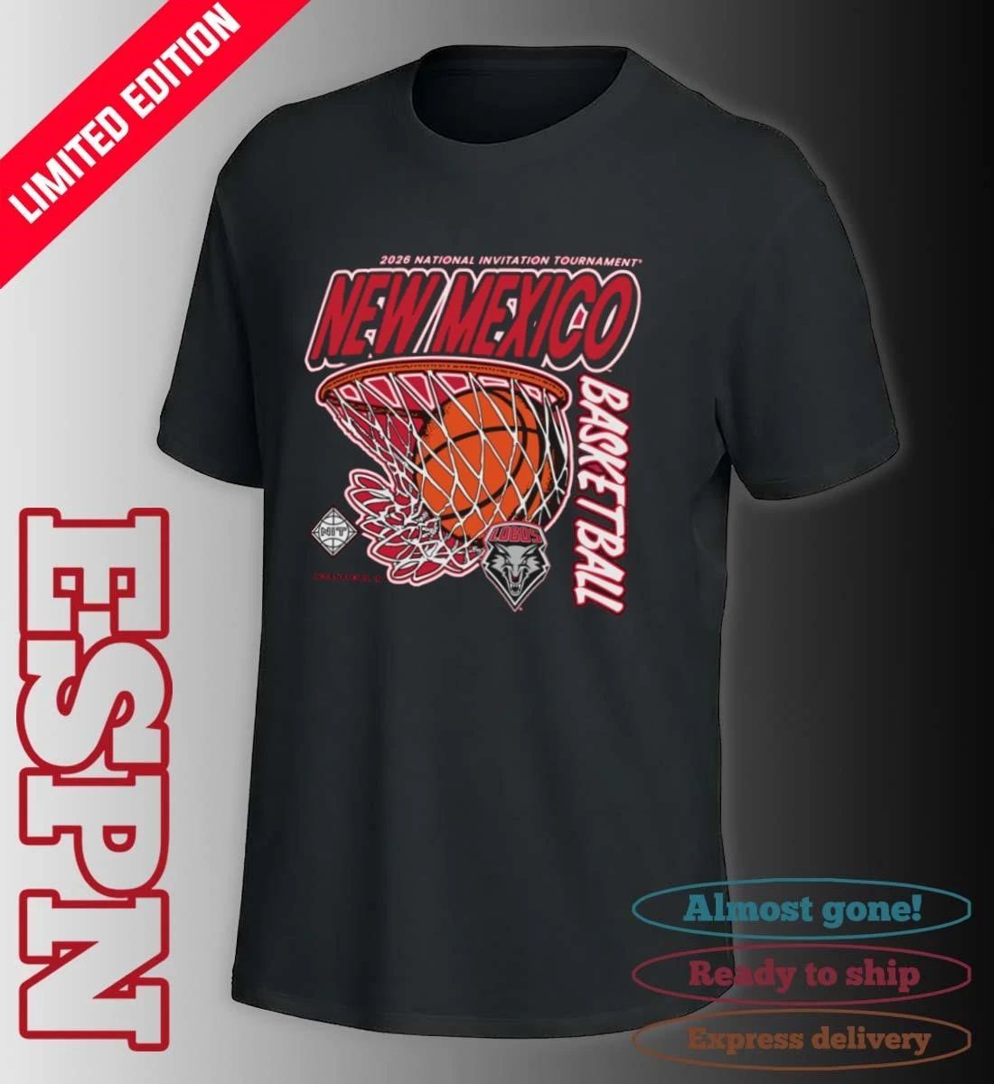 New Mexico Lobos 2026 Division I Men’s Basketball Postseason NIT Shirt