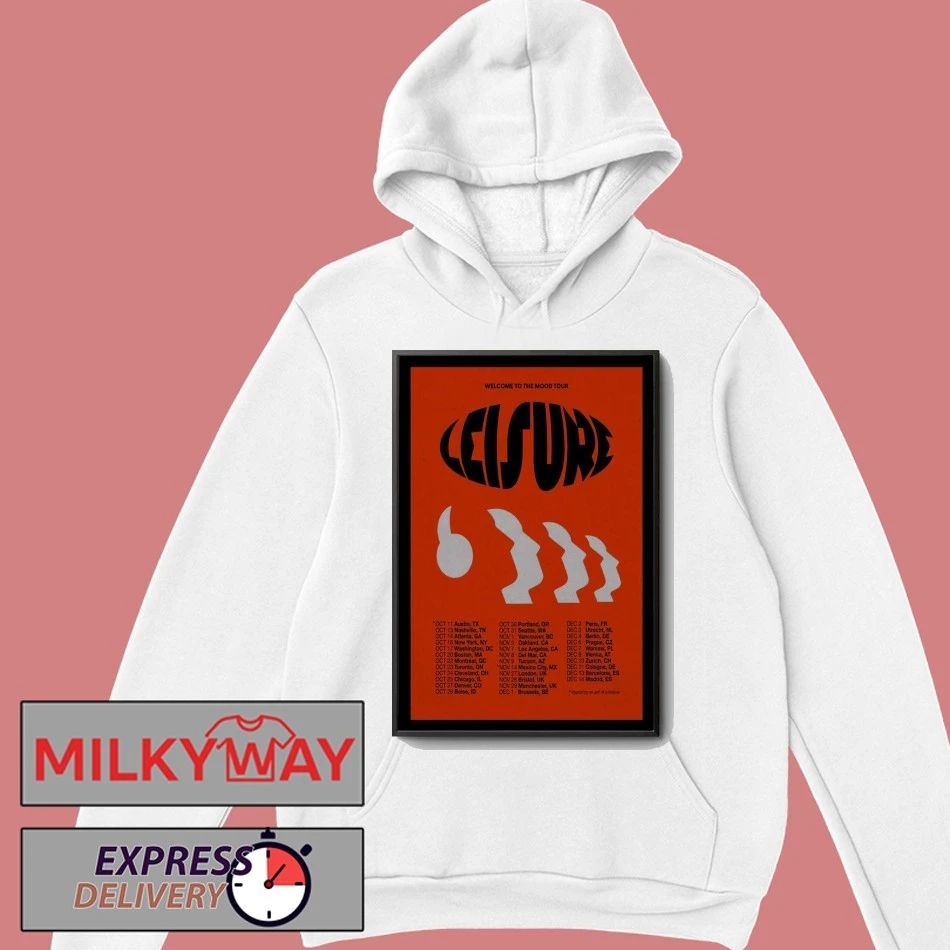 Poster Leisure Band Welcome To The Mood Tour 2025 shirt