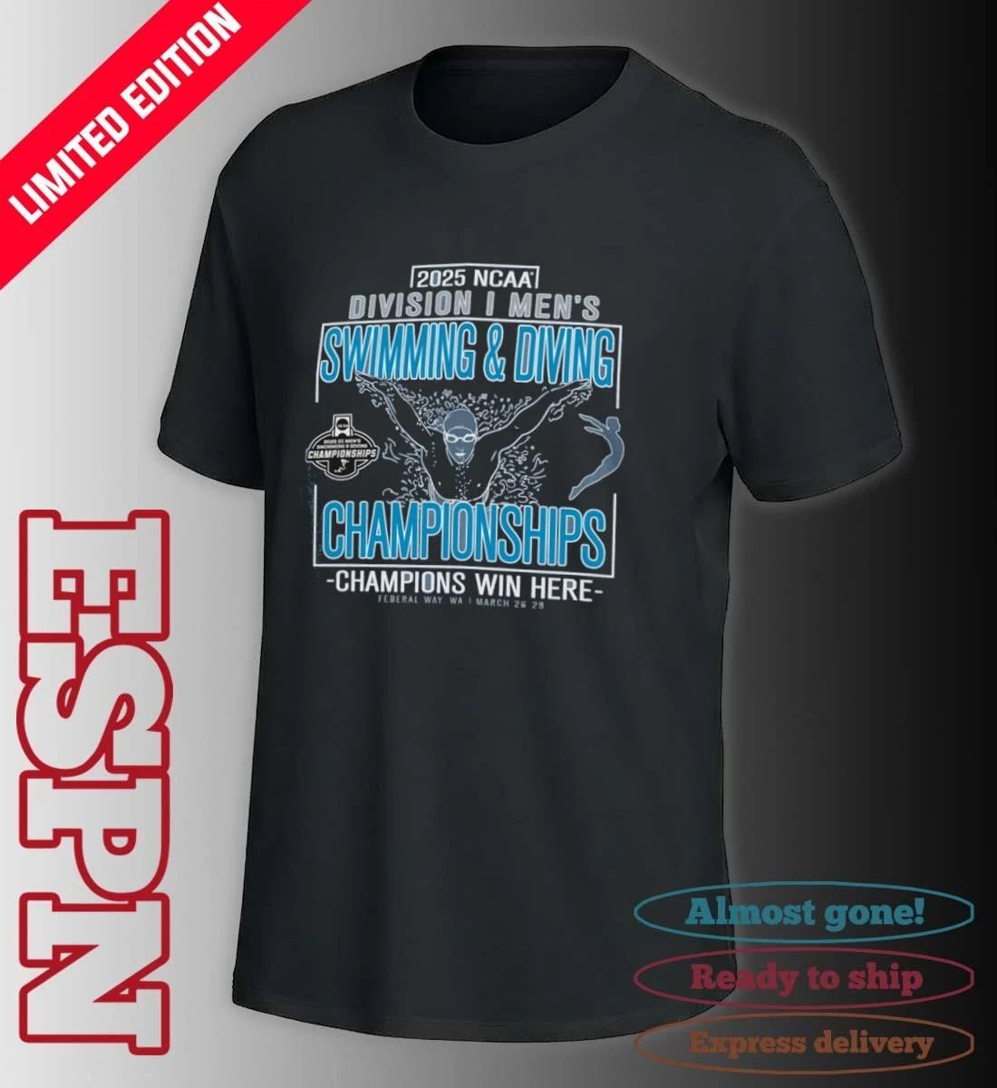 March 26-29 2026 NCAA DI Women’s Swimming & Diving Championships T-Shirt