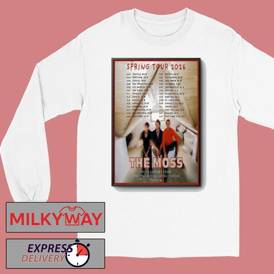 The Moss Spring 2026 Tour Poster shirt