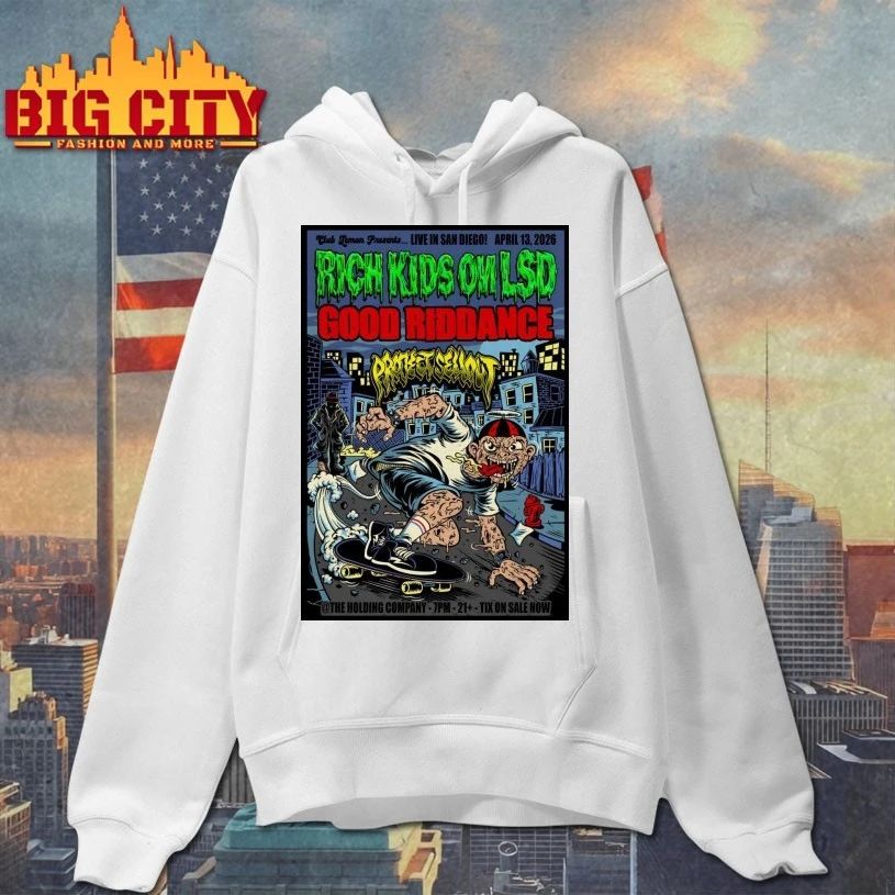 Original Rich Kids On LSD In San Diego CA On Apr 13 2026 Poster T-Shirt