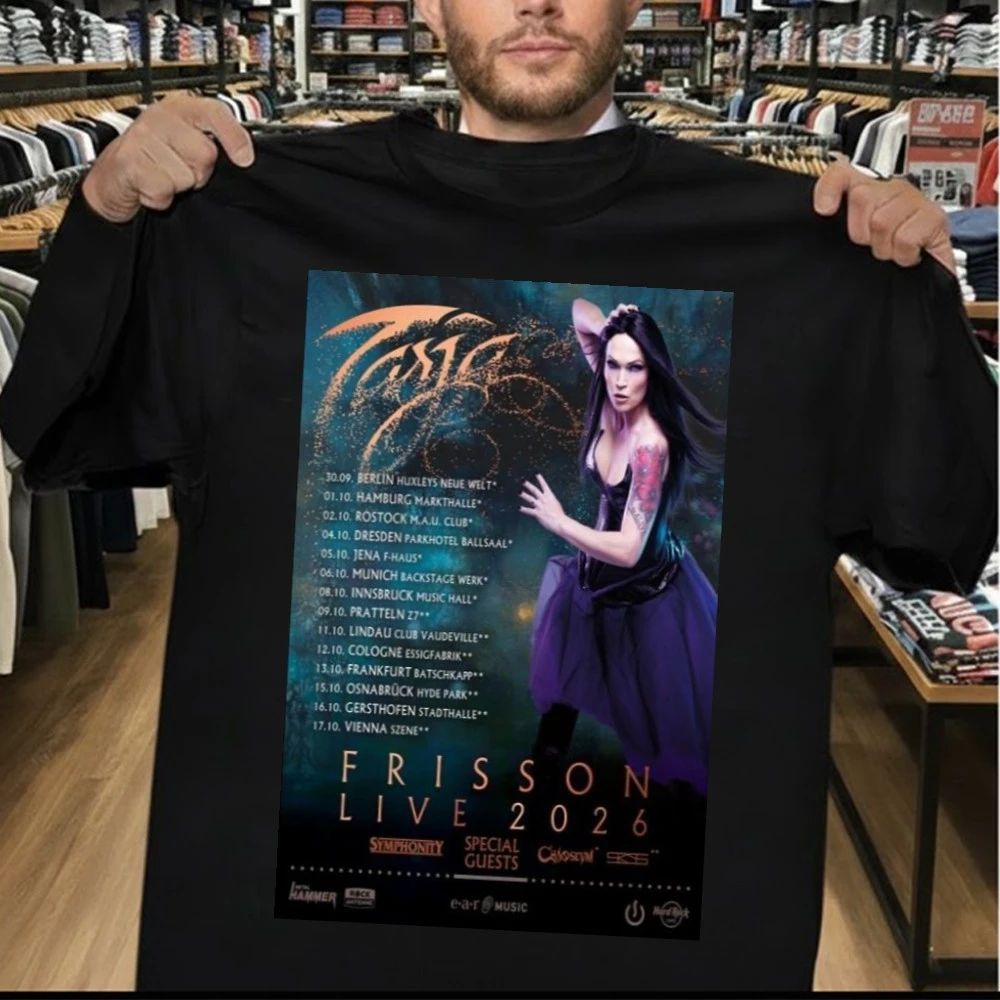 Tarja Turunen Frisson Live 2026 Poster Shirt