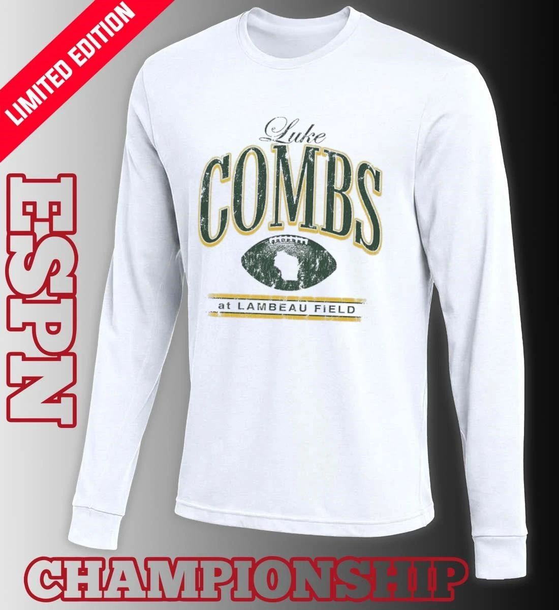 Luke Combs X Green Bay Packers Tour 2026 T-Shirt