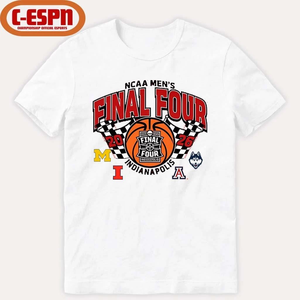 NCAA Men’s Final Four 4 Teams Speed Shirt