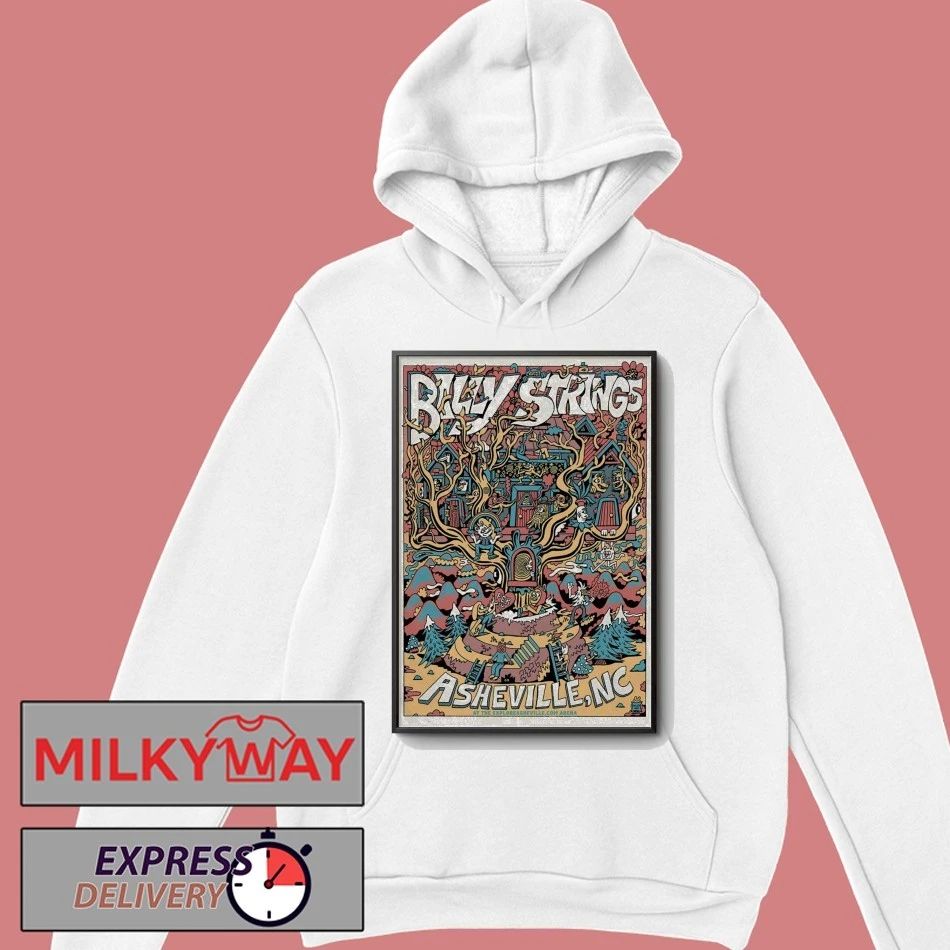 Poster Billy Strings ExploreAsheville.com Arena February 14 2026 shirt