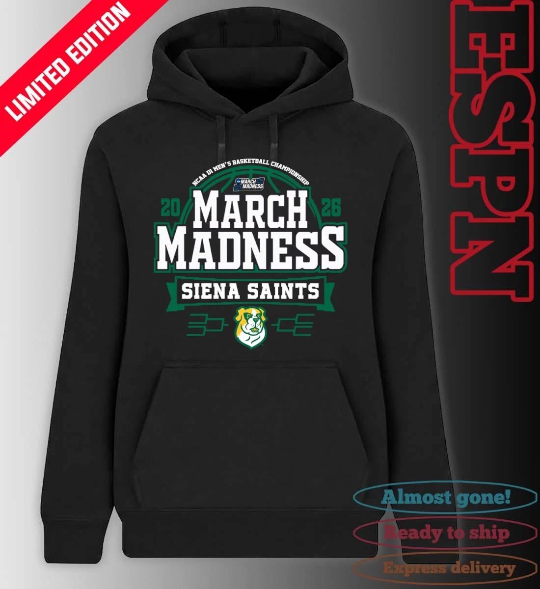 Siena Saints March Madness 2026 NCAA DI Men’s Basketball Tournament T-Shirt