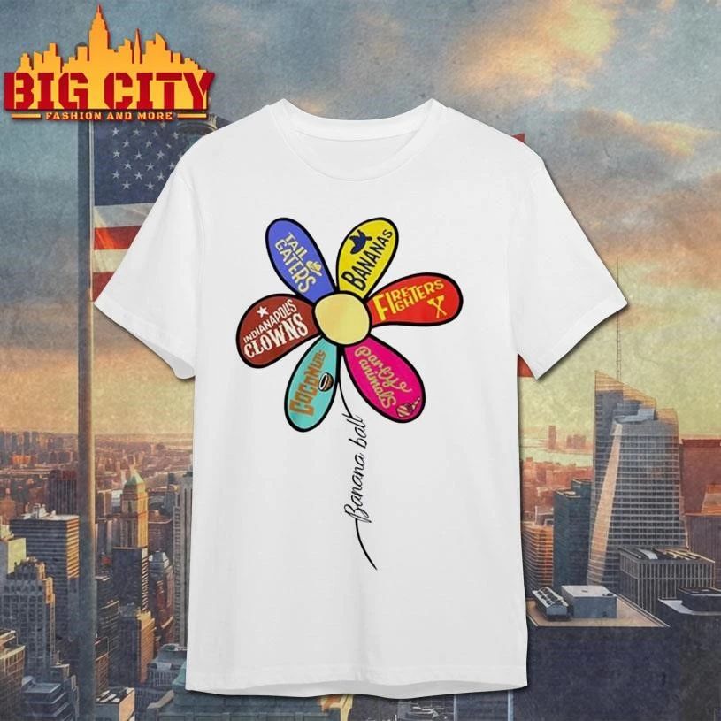 Baseball Daisy Game Day Floral Retro T-Shirt
