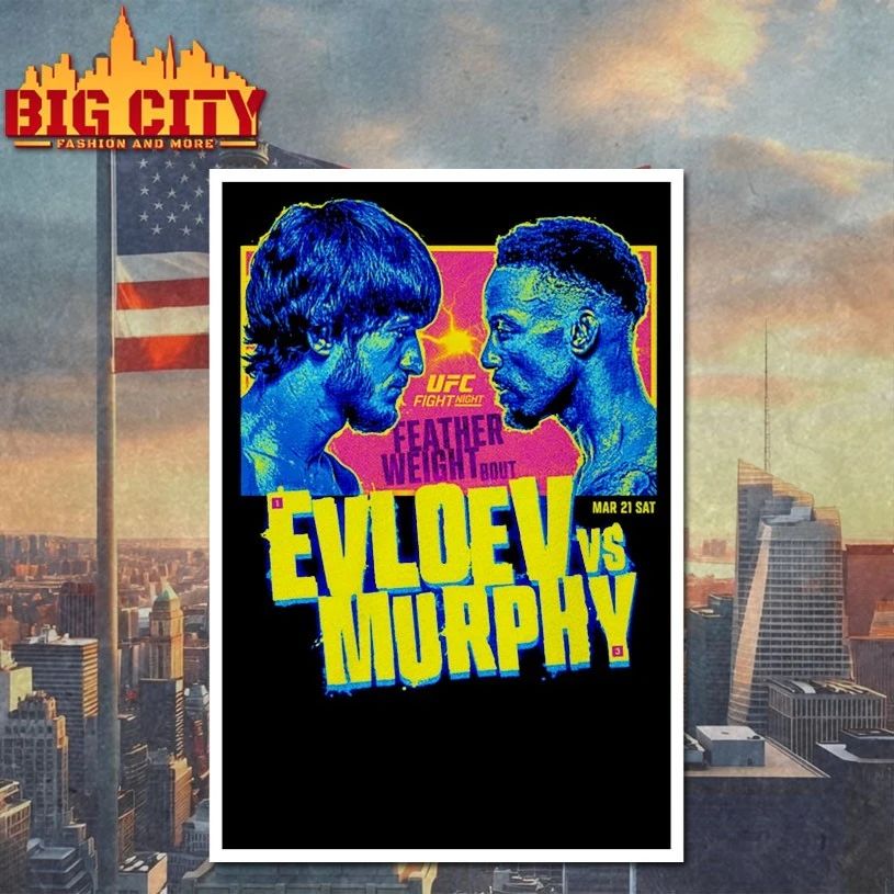 UFC Fight Night 2026 Evloev Vs. Murphy Match Up T-shirt