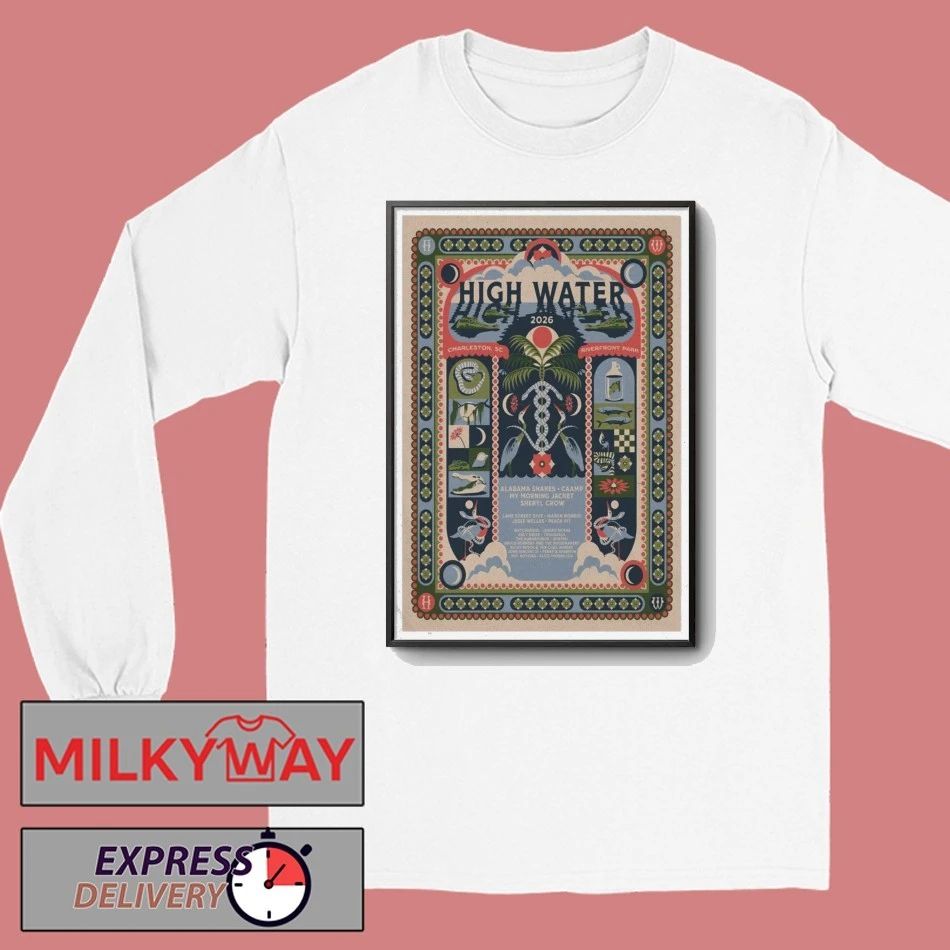 April 18 – 19 2026 High Water Poster North Charleston shirt
