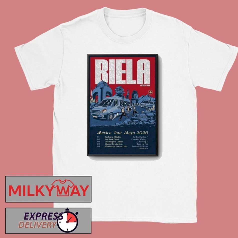 LIMITED Biela Tour Mexico Mayo 2026 Poster shirt