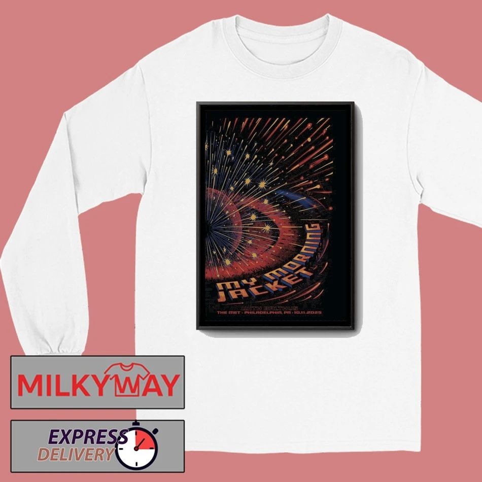 My Morning Jacket Tour 2025 Philadelphia PA Poster shirt