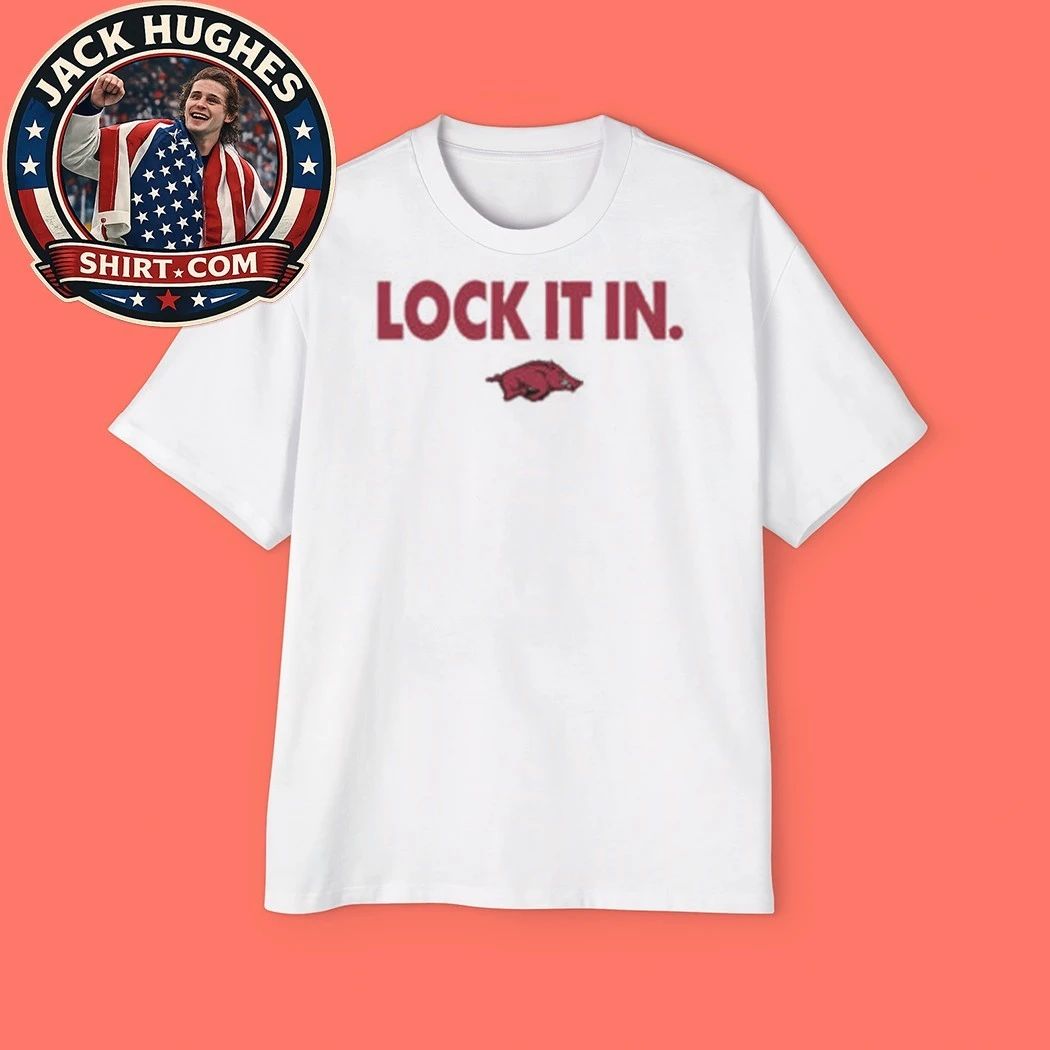 Lock It In Arkansas Razorbacks Shirt – Arkansas Fan Game Day Graphic T-Shirt