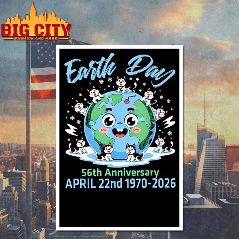 Earth Day 2026 56th Anniversary Earth Day Men Shirt