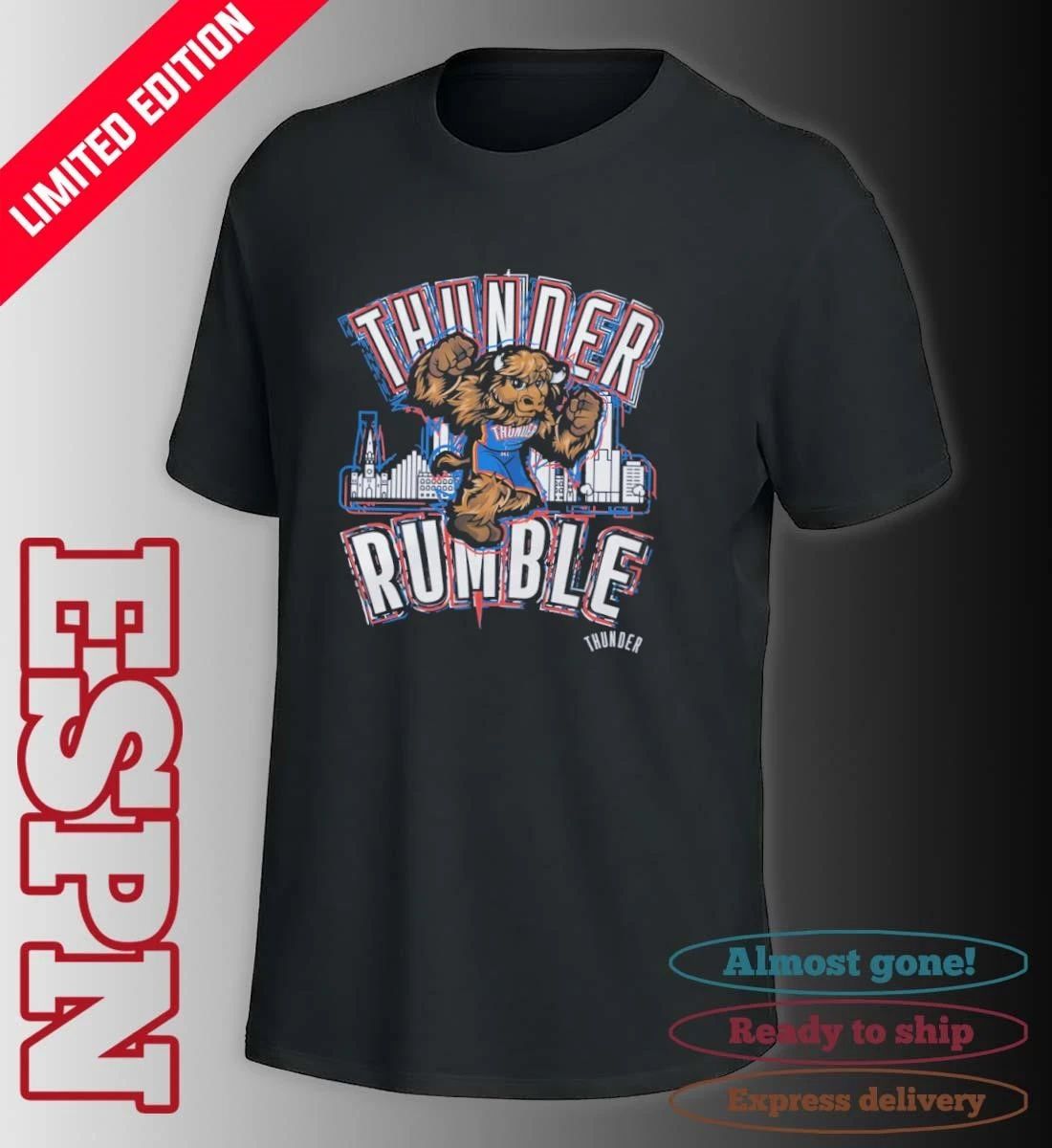 Oklahoma City Thunder Mascot City Elementized T-Shirt