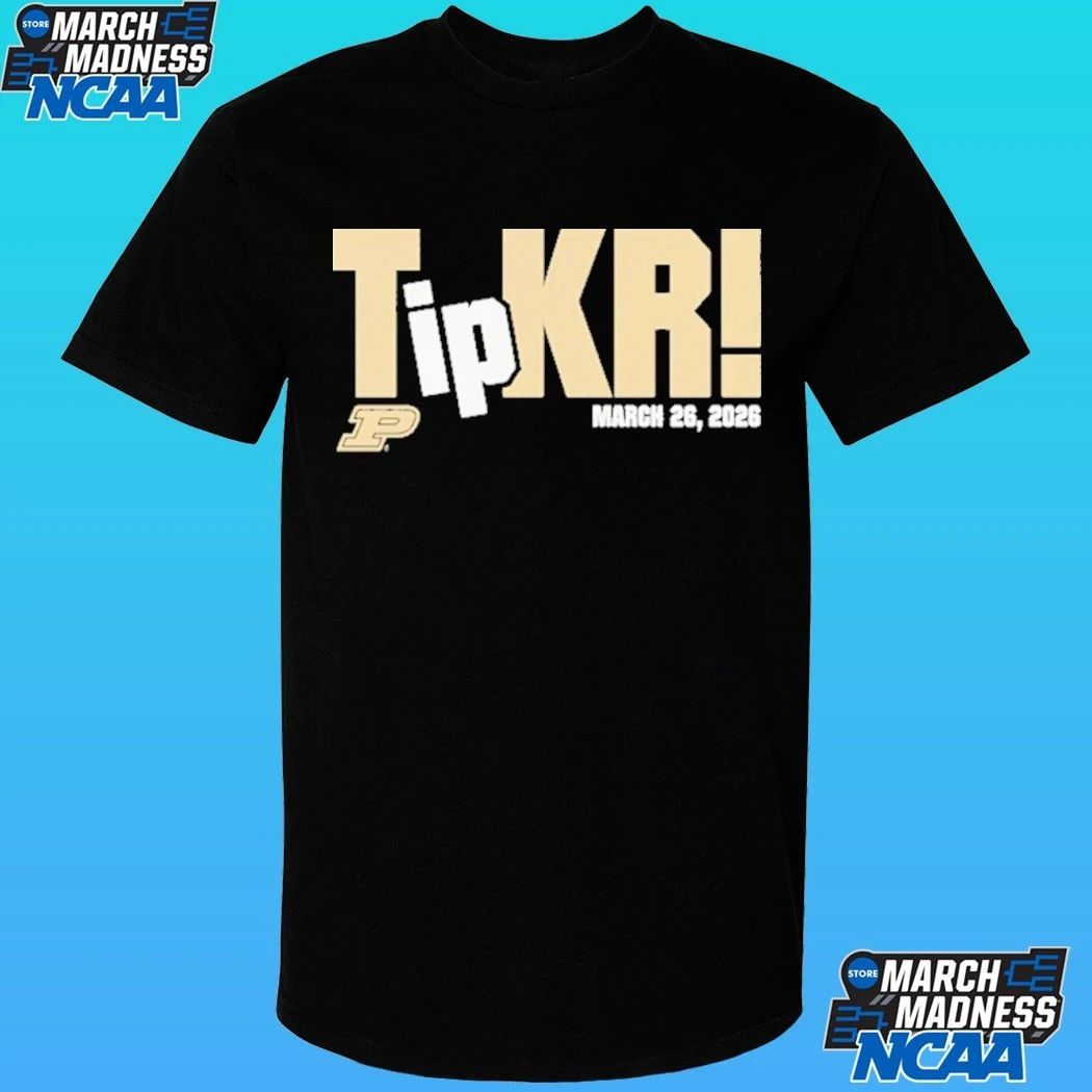 Trey Kaufman-Renn TipKR March 26 2026 Purdue Boilermakers Shirt