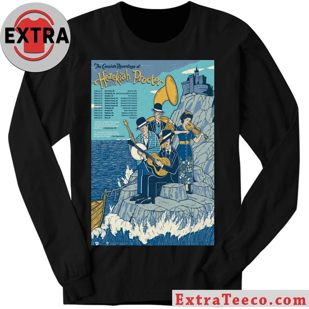 Hezekiah Procter Scottish and Irish Tour 2026 Poster Shirt