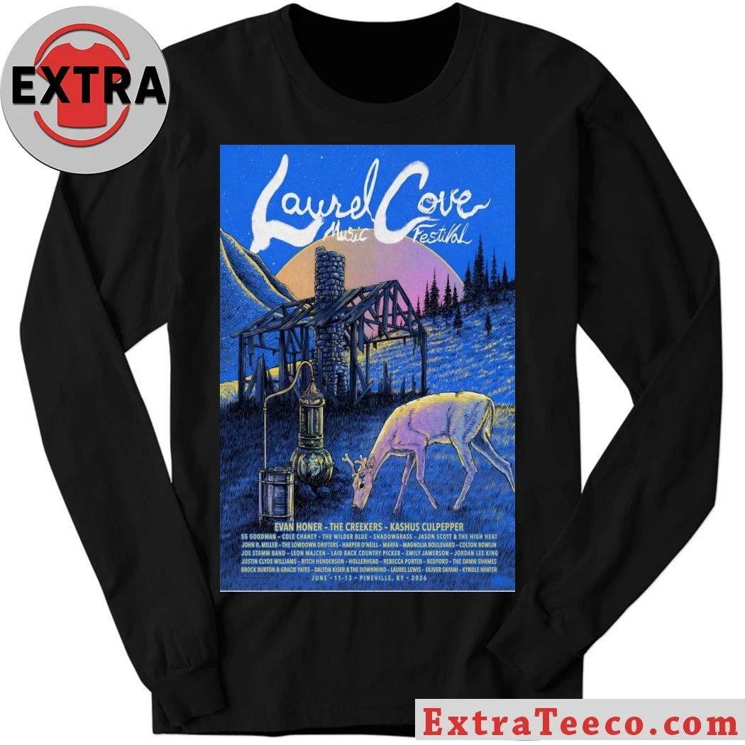 Laurel Cove Music Festival June 11-13 2026 Pineville KY Poster Shirt