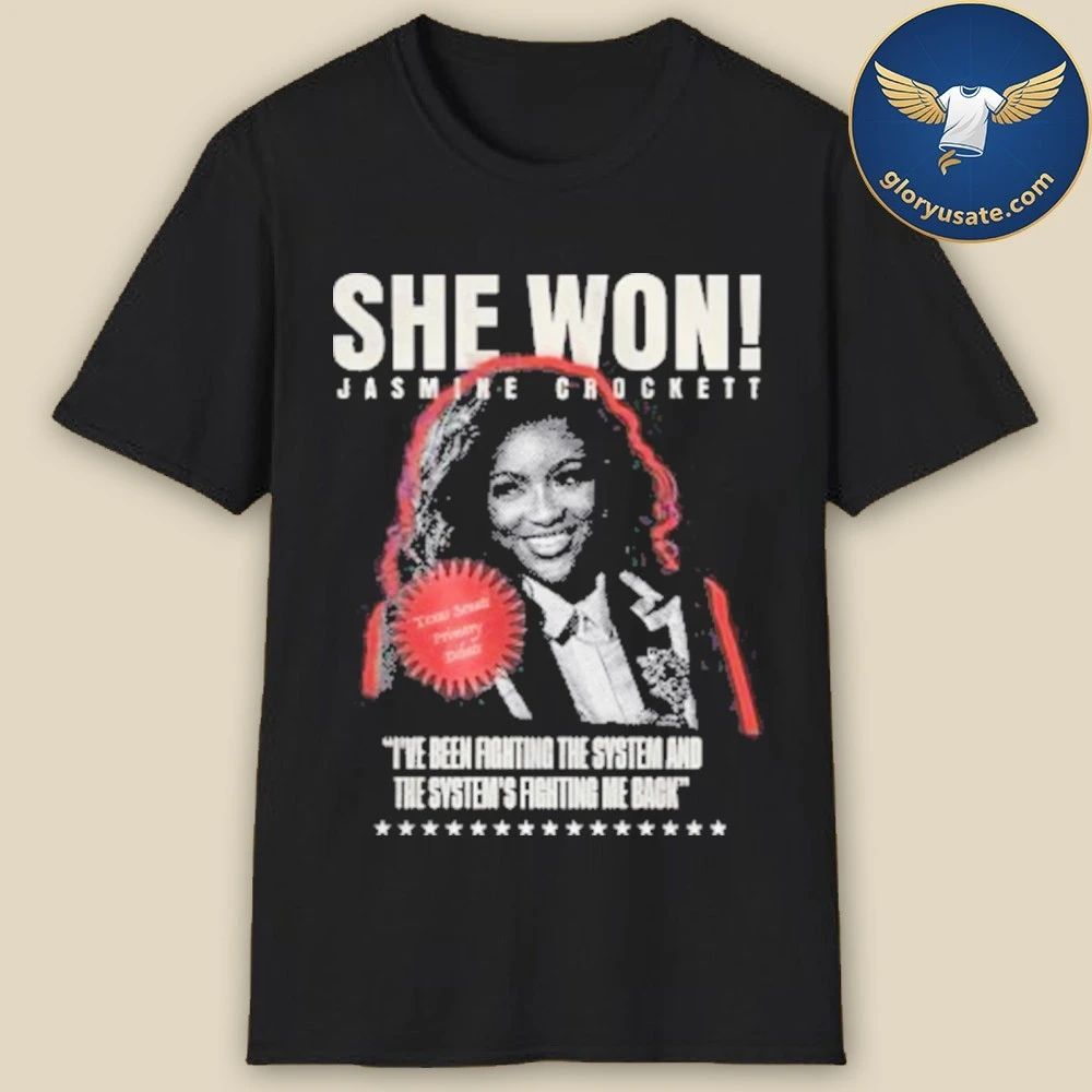 She Won Jasmine Crockett Shirt