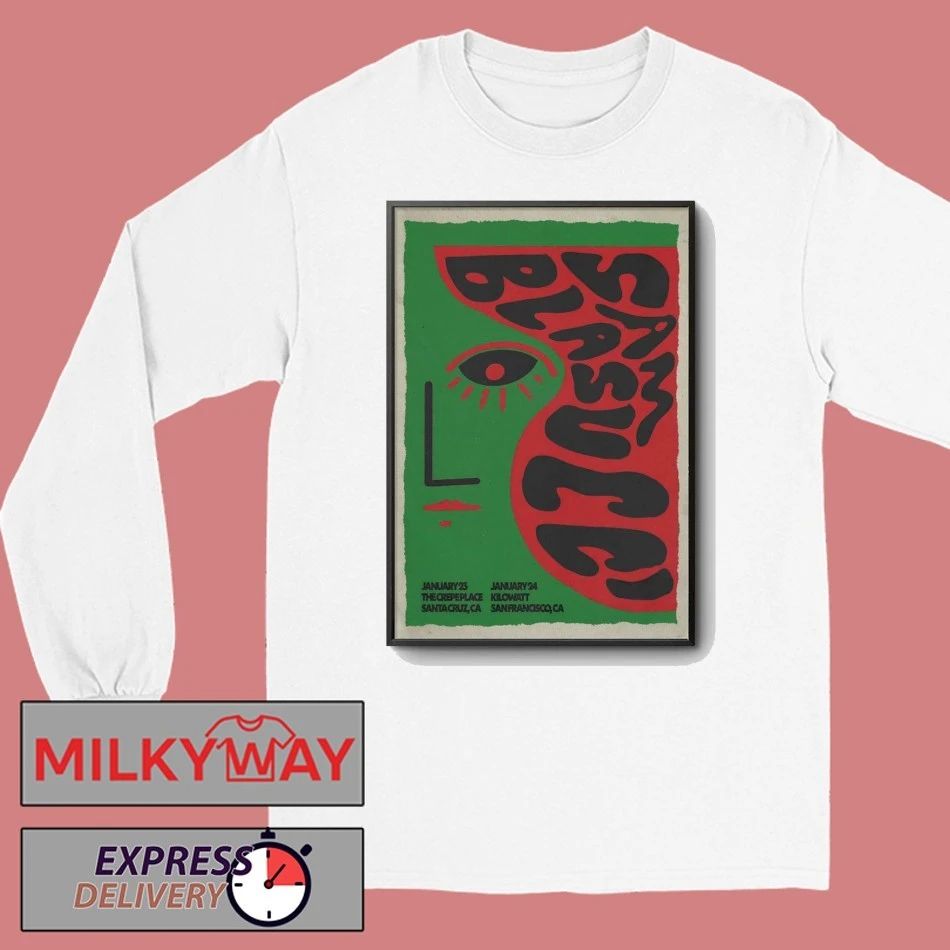 Sam Blasucci Jan 23 2026 In Santa Cruz CA Poster shirt