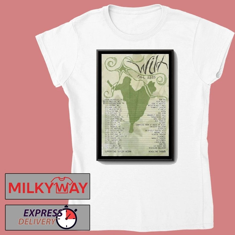 Wilt Band 2025 Fall Tour Poster shirt