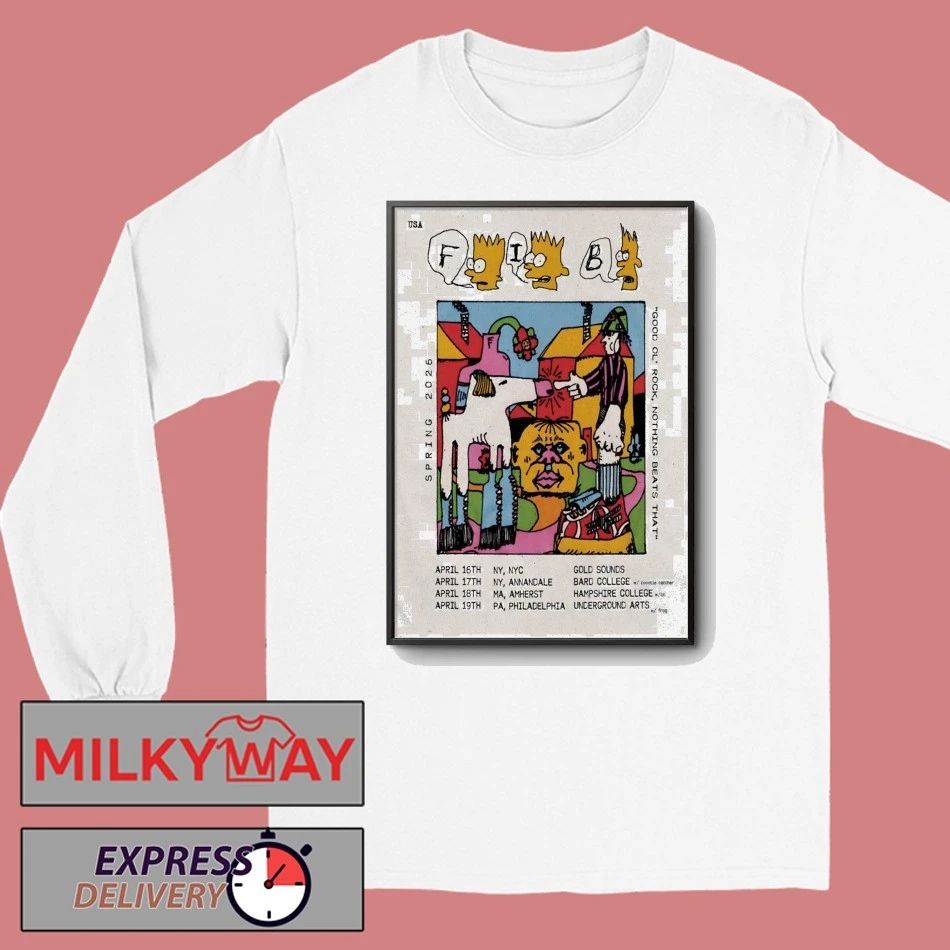 Fib Band Spring Tour 2026 Poster T-Shirt