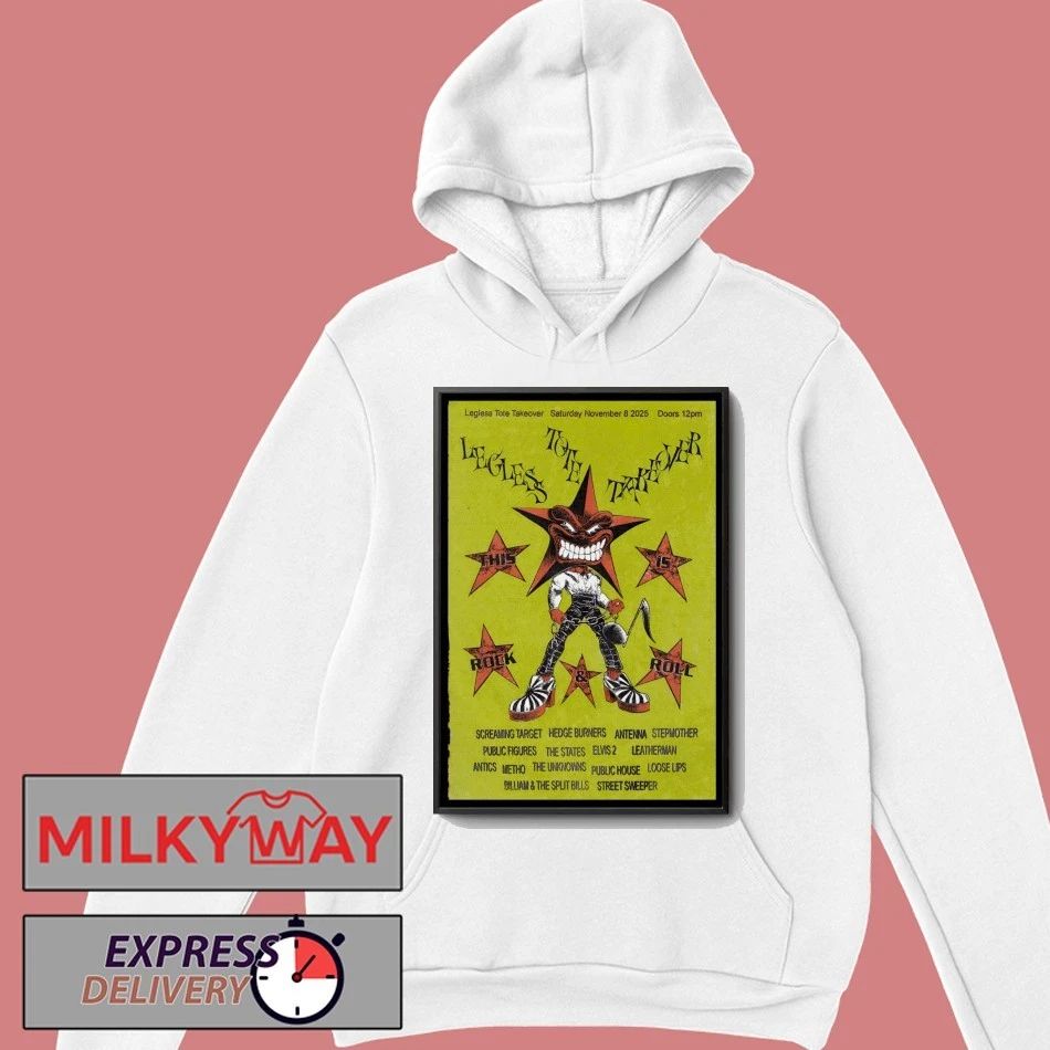 Legless Records Collingwood VIC, November 8 2025 Poster shirt