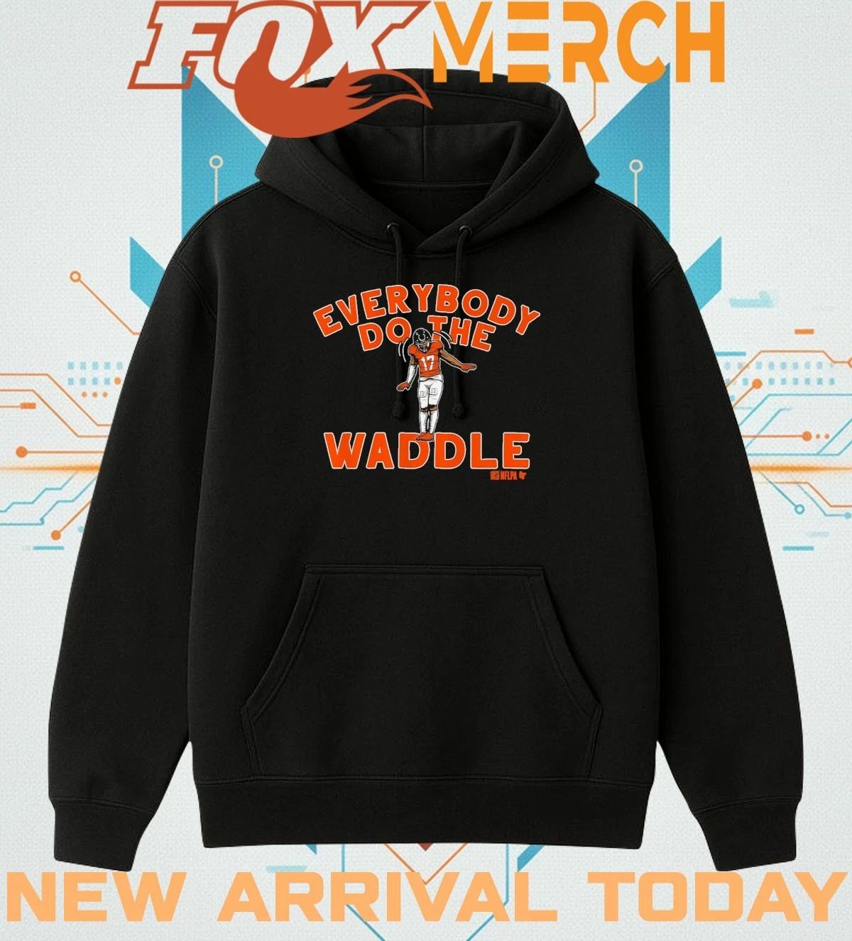 Jaylen Waddle Denver everybody do the waddle t-shirt