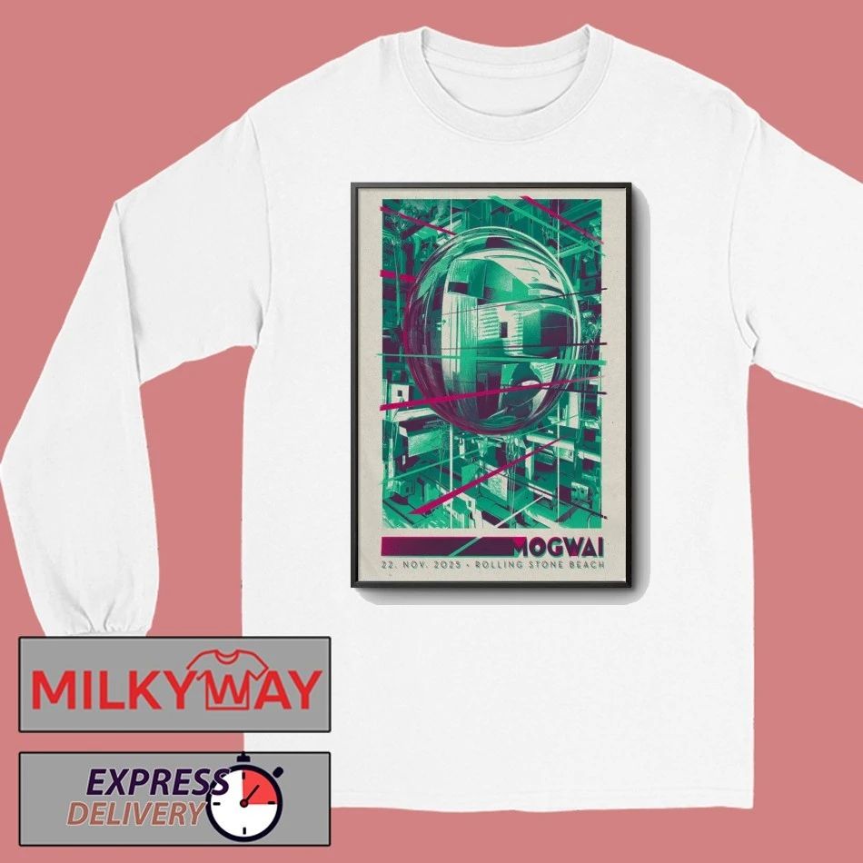 Mogwai At Rolling Stone Beach Festival On Nov 22 2025 Poster shirt