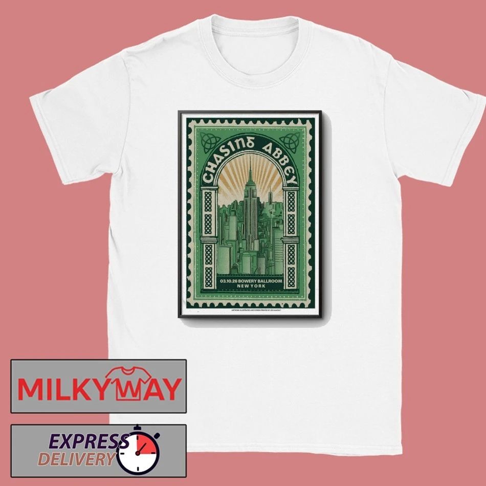 Chasing Abbey Bowery Ballroom March 13 2026 Poster shirt