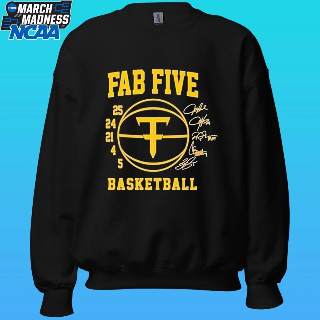 FAB FIVE Michigan Basketball Shirt