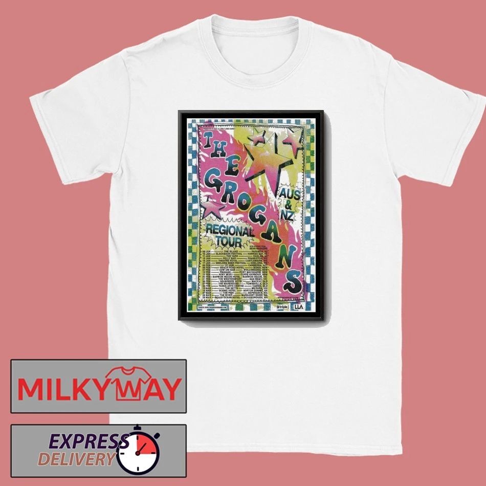 The Grogans AUS and NZ Regional Tour 2026 Poster shirt