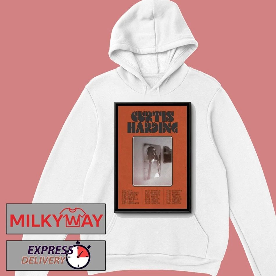 Poster Curtis Harding Tour Europe 2026 shirt
