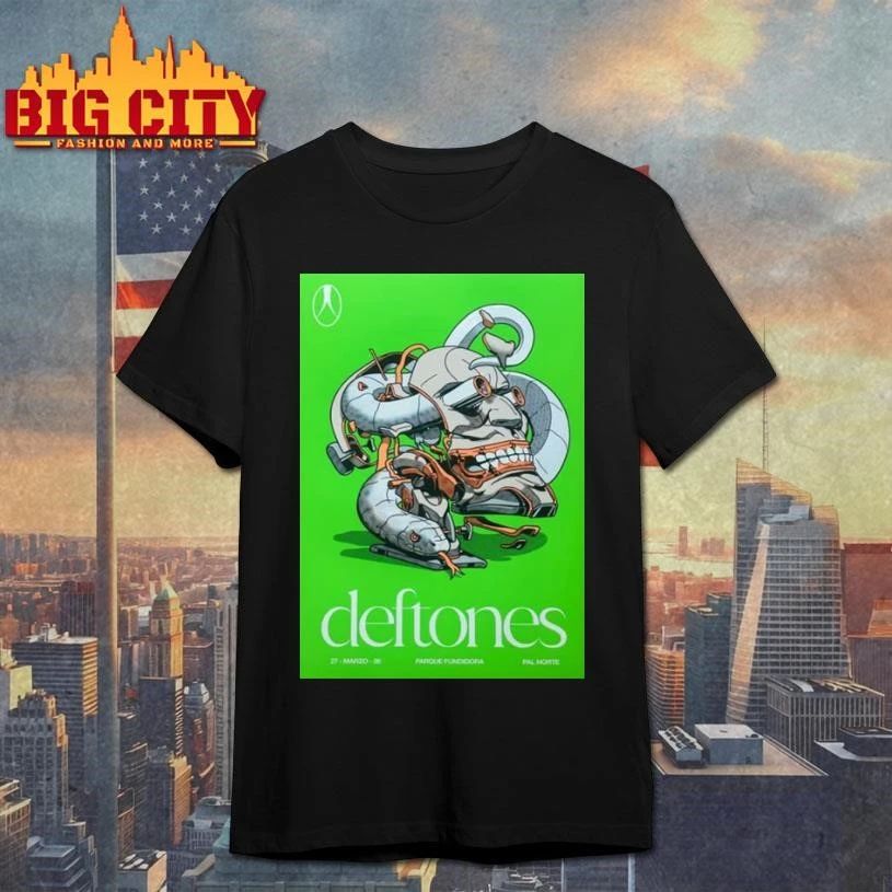 Deftones CDMX Mexico 2026 Venue Poster Shirt