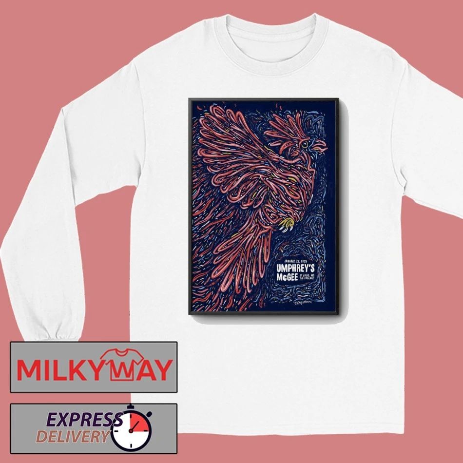 Umphrey’s McGee Jan 22 2026 The Pageant in St. Louis MO Poster shirt