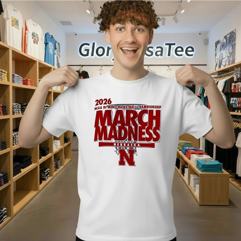 Nebraska Cornhuskers March Madness NCAA D1 Men’s basketball Championship 2026 shirt