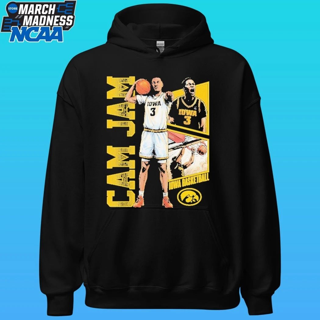 Iowa Hawkeyes Men’s Basketball Cam Jam 90s Retro Shirt