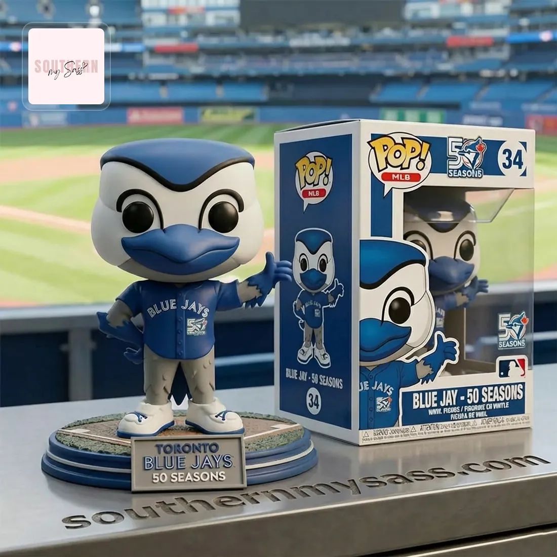 Toronto Blue Jays 50 Seasons Commemorative Pop Figure Doll