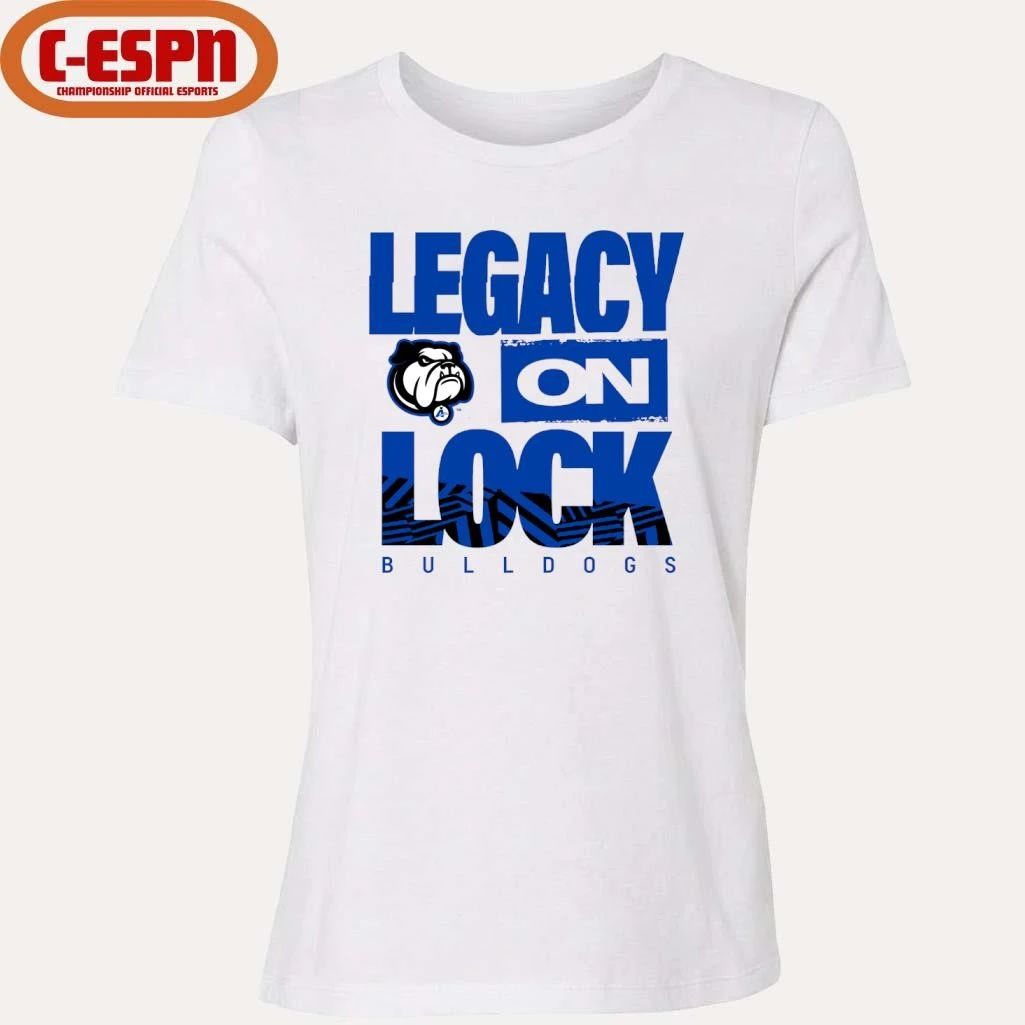 UNC Asheville Bulldogs Basketball Legacy On Lock Bench T-Shirt