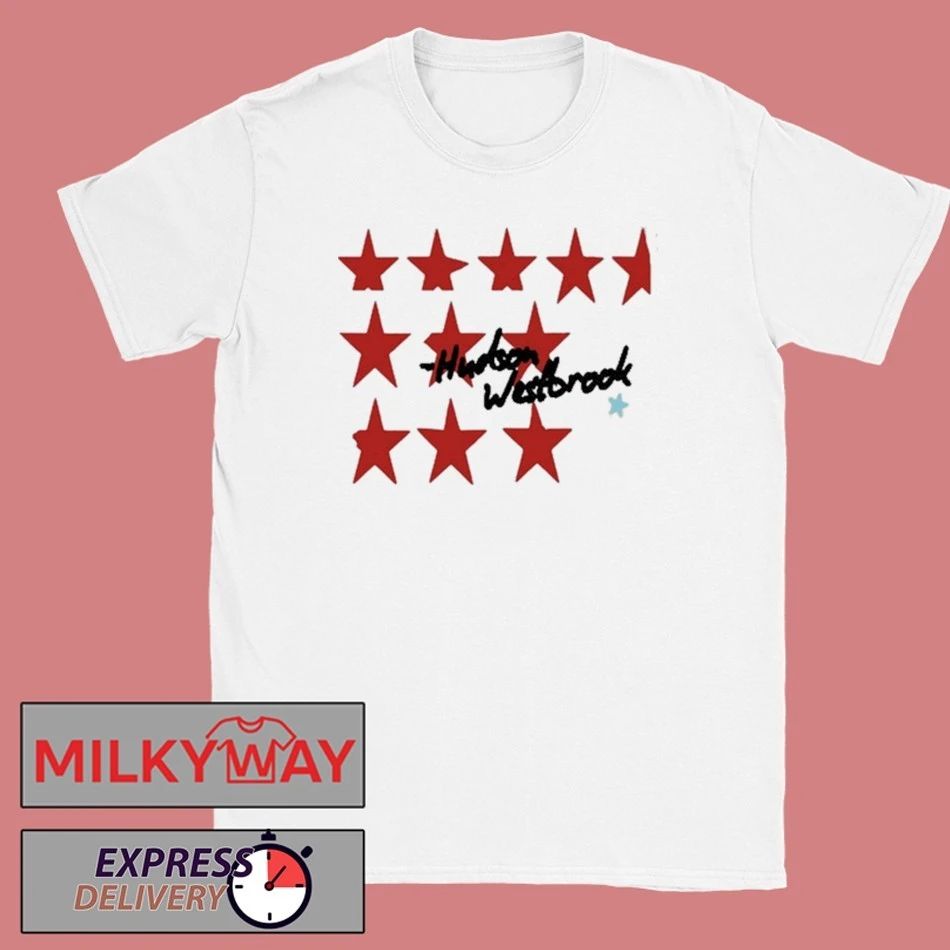 Hudson Westbrook Red Star White shirt
