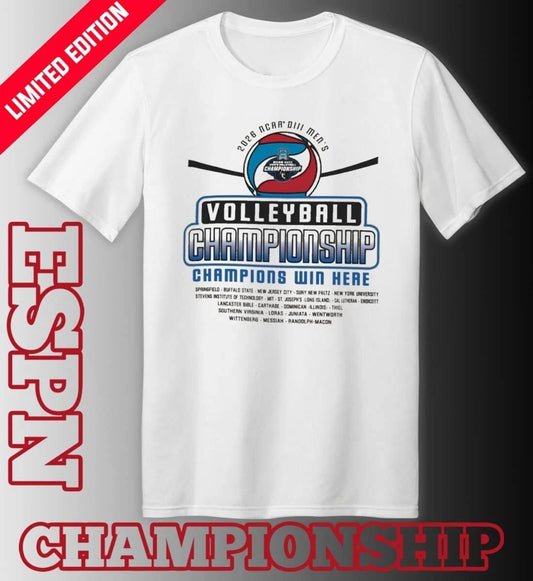 1st Round 2026 NCAA Division III Men’s Volleyball Championship T-Shirt