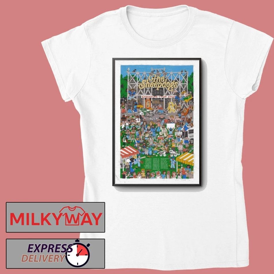 The Sheepdogs 2026 Canadian Tour Poster shirt