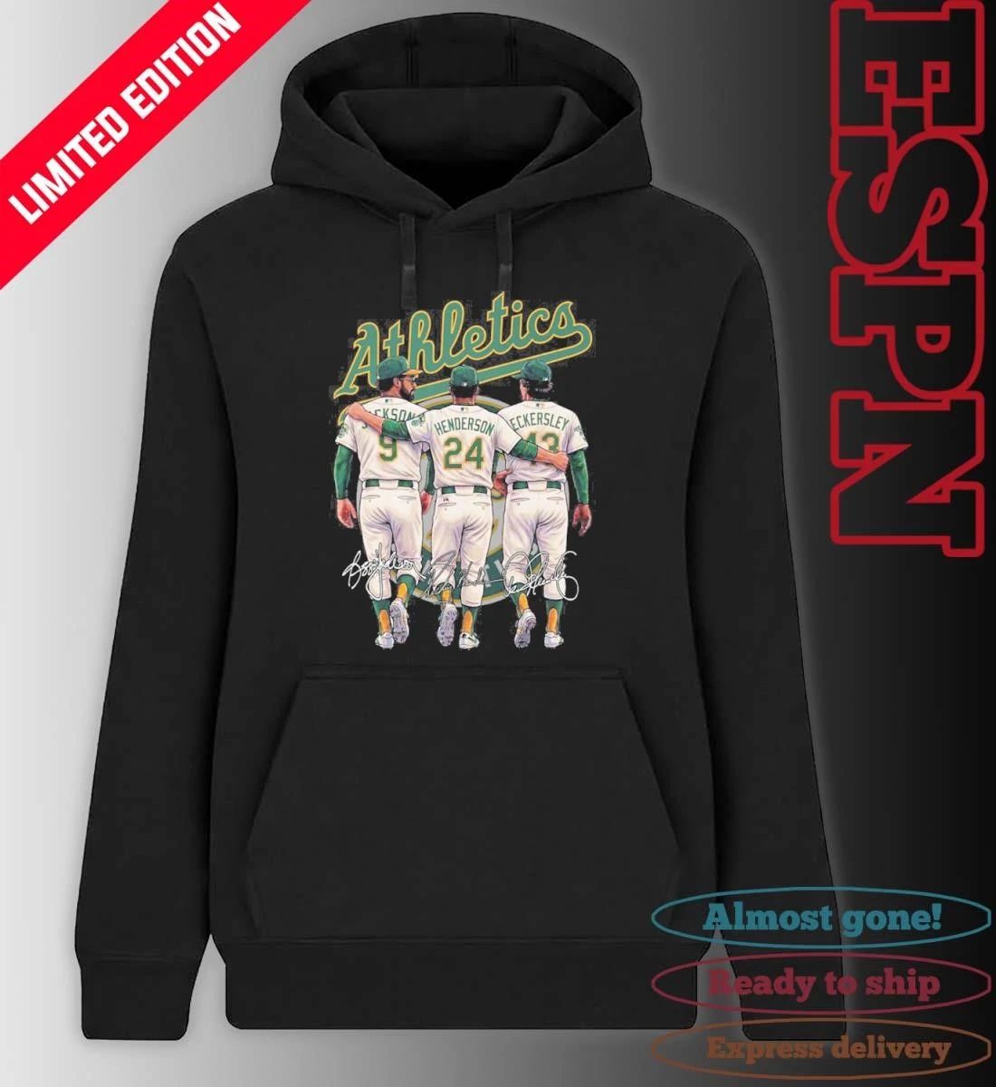 Oakland Athletics Reggie Jackson, Rickey Henderson And Dennis Eckersley Shirt