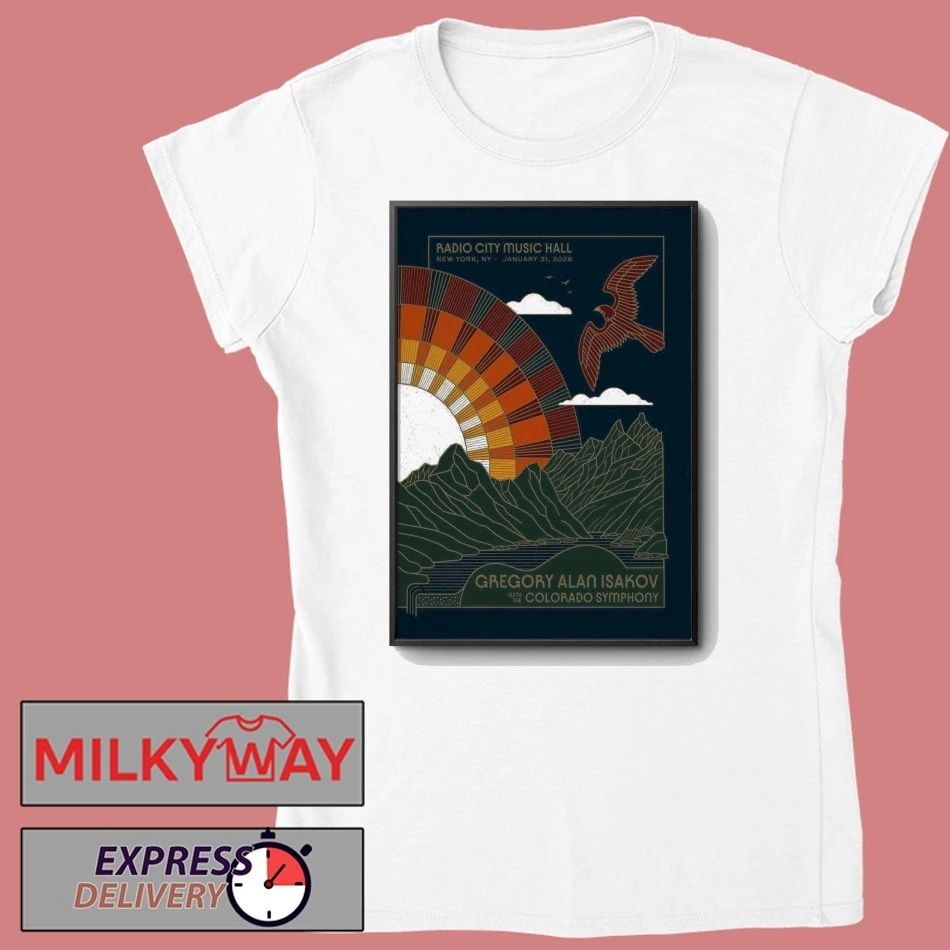 Gregory Alan Isakov New York NY January 31 2026 Poster shirt