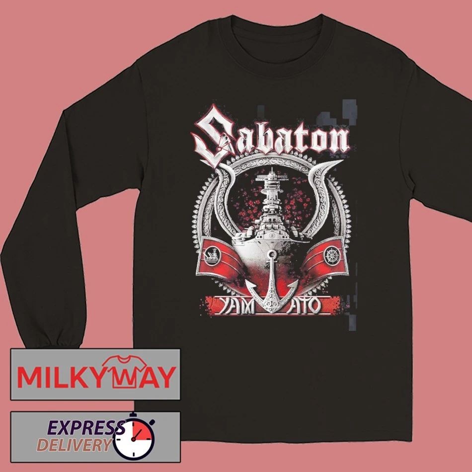 Sabaton Yamato Single Merch Official Art Two Sided T-Shirt