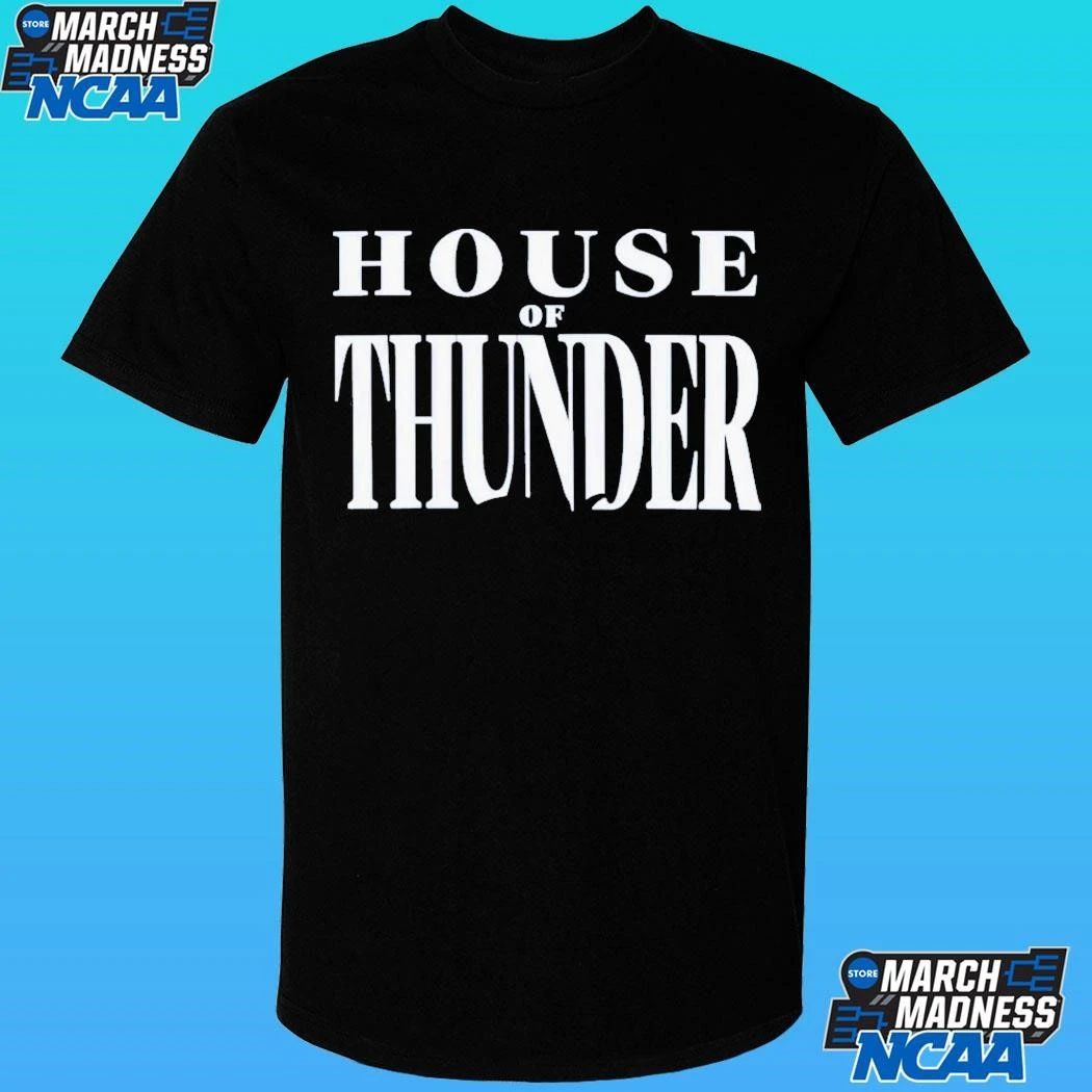 Okc House Of Thunder Game 1 2026 Playoff Shirt