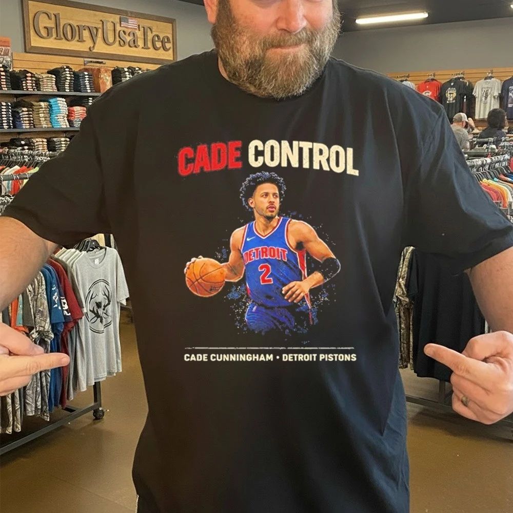 Cade Control Cade Cunningham Detroit Pistons 2 Graphic Shirt