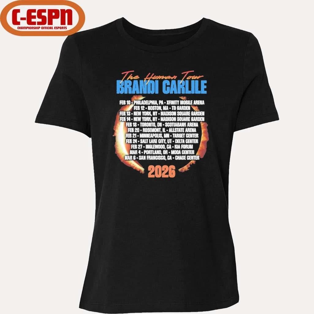 Brandi Carlile The Human Tour 2026 T-Shirt