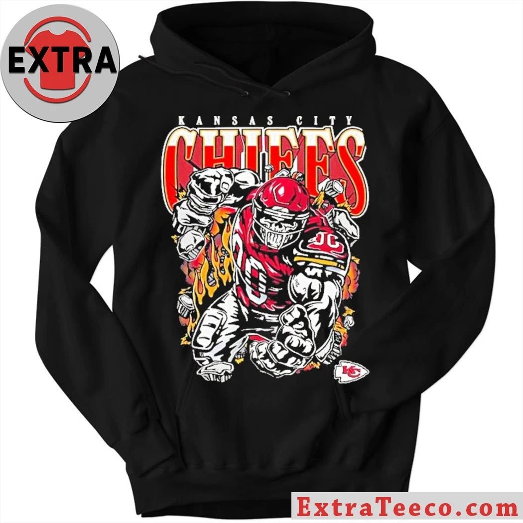 Kansas City Chiefs Pass Rush Tri-Blend by Fanatics Logo Shirt