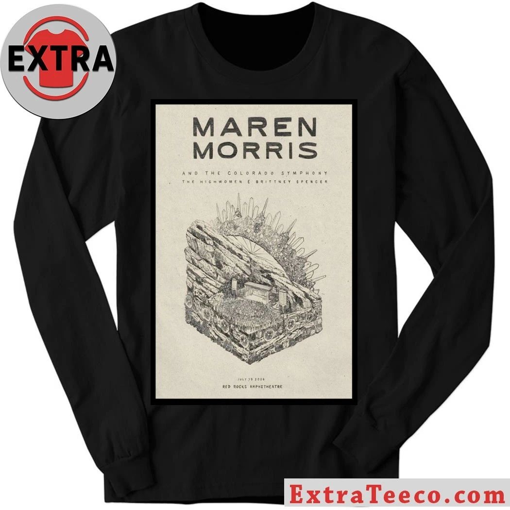 Maren Morris Red Rocks Amphitheatre In Morrison CO July 19 2026 Poster Shirt