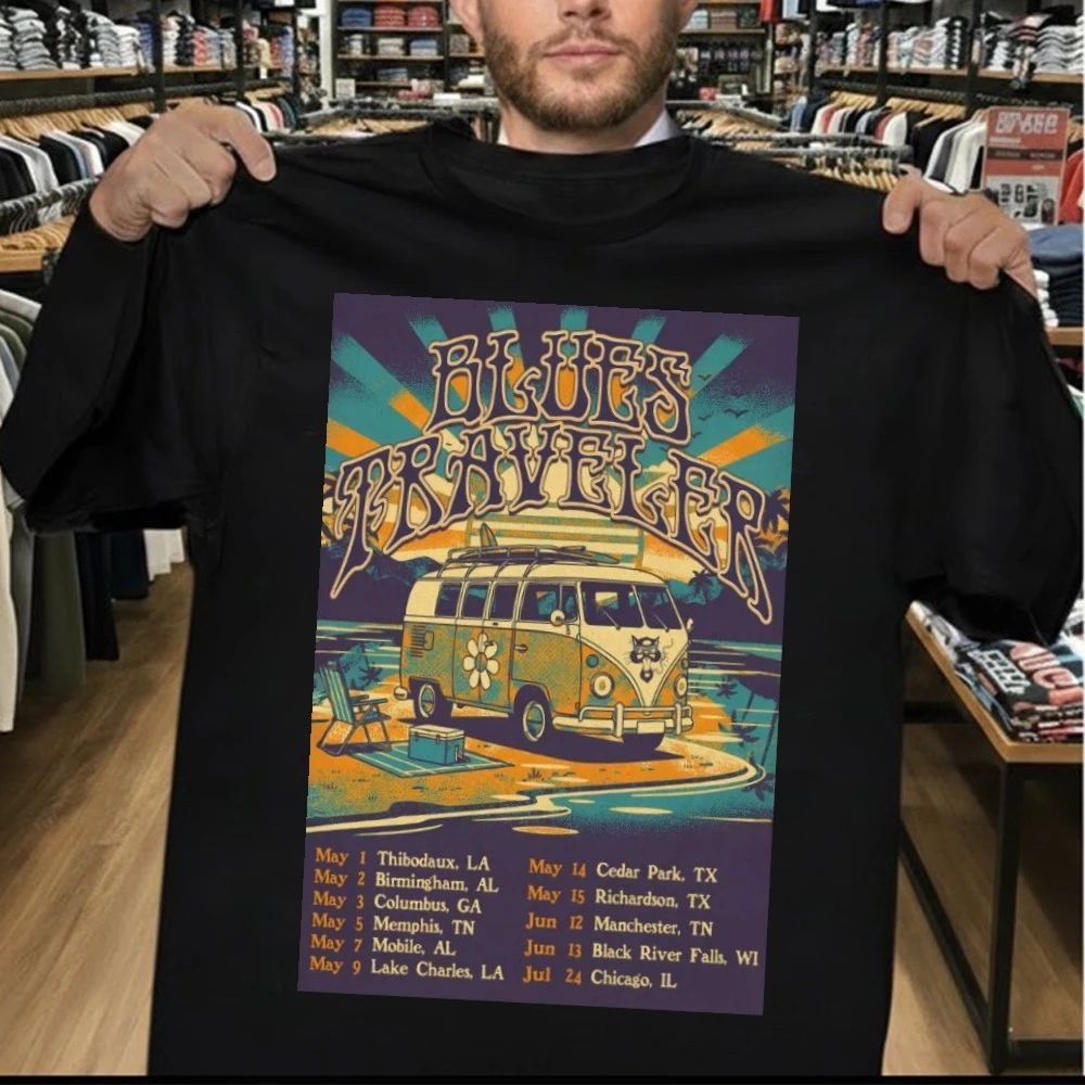Blues Traveler Summer Tour 26 Poster Shirt